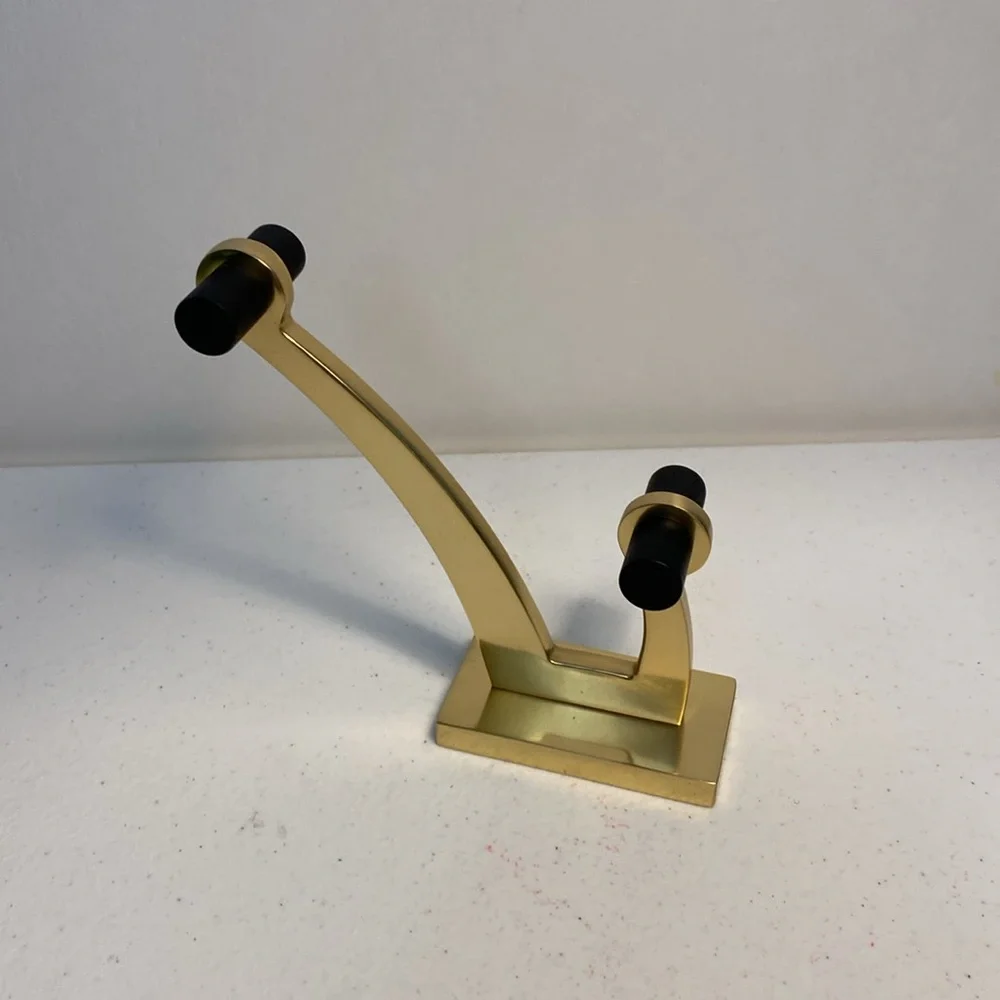 Rejuvenation Elroy Double Aged Brass Hook